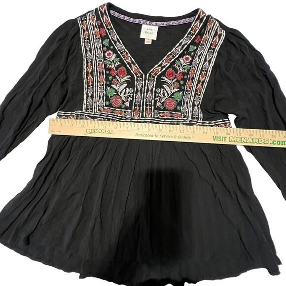 KNOX Rose Bohemian Embroidered Peasant Blouse small - Picture 14 of 14